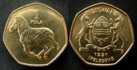 Botswana 1 Pula Ni-Br Zebra, Schön 28 -