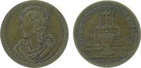 Reformation / Religion Medaille Bronze Taufe, Jesus / Altar mit Kruzifix und Taufbecken - Umschrift: Wer glaubt u. getauft wird der wird selig - Marc 16 V 16, u -