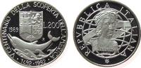 Italien 200 Lire Ag Entdeckung Amerikas, Kolumbus -