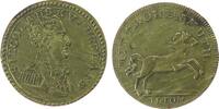 Rußland Jeton Messing Nikolaus (Niecolaus) Kaiser von Russland, Brustbild nach rechts / mit frohen Muth - Pferd nach rechts, ca. 20 MM -