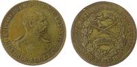 Schützen Medaille Bronze Oederan (Sachsen) - auf den Schützen- und Jäger-Commers, Brustbild von König Albert nach rechts / Gekreuzte Flinten im Kr -