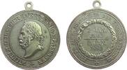 Wilhelm I. (1861-1888) tragbare Medaille Bronze versilbert Wilhelm I (1797-1888) - auf die 25, Jahrfeier der Thronbesteigung, Büste nach links / Schrift im Kranz, Preuss -