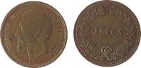 Napoleon Jeton Bronze Napoleon III Kaiser der Franzosen, ca. 19 MM -