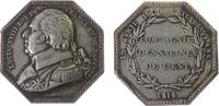 Jetons Jeton Silber Louis XVIII (1814-24) - Salzminengesellschaft, Compagnie des Salines de L'Est, Büste nach links / Mehrzeiler im Kranz, un -