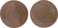 Jetons Jeton Kupfer Louis XIV (1643-1715) - AVDAX IRE VIAS, Ordinaires de Guerres, Büste nach rechts / Sonne mit Sternzeichen (Krebs, Löwe un -