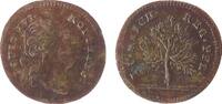 Jetons Rechenpfennig Messing Louis XVI (1774-1793) - I.C. Reich Rek. Pfe., Büste nach rechts / Baum, ca. 19,5 MM -