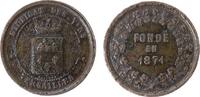 Jetons Jeton Bronze Versailles - Syndicat de Vins, gegründet 1871, ca. 27,5 MM -