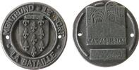 Jetons Jeton -- Montrond le Fort, Wappen / Springbrunnen - la Detente, ca. 27,8 MM, zwei Befestigungslöcher (?) -