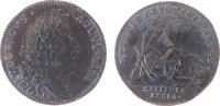 Jetons Jeton Bronze Louis XIV (1643-1715), Büste nach rechts / knieende Frau legt an einen Baum ein Schild ab, daneben Schwert und Lanze, L ( -