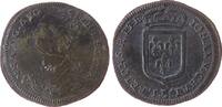 Jetons Rechenpfennig Bronze Anna von Österreich, Büste von Anna nach links Umschrift: Anna D.G. AUGS FEH. REGINA / französisches Wappen - Umschrift: -