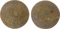 Jetons Jeton Bronze Louis XIV (1643-1715) und Marie Therése, Extraordinaire des Guerres - Animis Avdacibvs Impiet., beider Büsten nach rechts -
