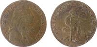Jetons Jeton Bronze Louis XIV (1643-1715) - auf den Wiederaufbau, Büste nach rechts / stehender König spielt Geige - sein linker Fuß steht au -