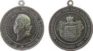 Wilhelm I. (1861-1888) tragbare Medaille Bronze versilbert Wilhelm I. (1861-1888) - Bezirksfest des Süd Thüringischen Kriegerbundes, Büste nach links / Wappen, v. Lauer, -
