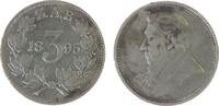 Südafrika 3 Pence Ag Zuid Afrikaansche Republik -