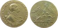 vor 1914 Medaille Messing Friedrich Wilhelm II. (Preussen) - Nachahmung eines Friedrichs d'or von 1796 A, Signatur: CKL, ca. 24 MM -
