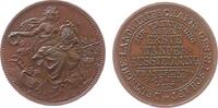Medaille 1887 Bronze Frankfurt - auf die Erste Wanderausstellung der Deutschen Landwirtschaftsgesellschaft, Stadtgöttin mit Lorbeerkranz und S UN...