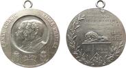 vor 1914 tragbare Medaille Bronze versilbert Ernst Ludwig (1892-1918) - auf die Jahrhundertfeier des Infanterieregiments Kaiser Wilhelm No.116, Darmstadt -