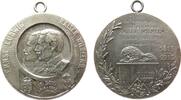 vor 1914 tragbare Medaille Bronze versilbert Ernst Ludwig (1892-1918) - auf die Jahrhundertfeier des Infanterieregiments Kaiser Wilhelm No.116, Darmstadt -