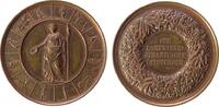 Medaille o.J. Bronze Preußen - für landwirtschaftliche Leistungen, Borussia im Kranz von Tieren und landwirtschaftlichen Arbeiten, Schrift im UNC-