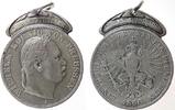 Wilhelm I. (1861-1888) tragbarer Vereinstaler Silber Wilhelm I (1861-1888) - Preis des Praktischer Wegweiser, A, hübsche Anlötung Der letzte Taler / Preis des Praktischer W -