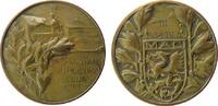 Ungarn Medaille Bronze Ungarn - III. Preis Athletik Club, Haus in Landschaft / Wappen, ca. 28,5 MM -