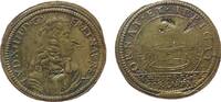 Jetons Jeton Bronze Louis XIV (1643-1715), Brustbild nach rechts / Ornat et Irrigat - Louvre, v. Laufer Conrad, ca. 27,2 x 28,4 MM -