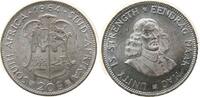 Südafrika 20 Cent Ag Wappen, winzige Randfehler -