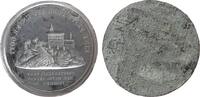 Reformation / Religion Medaille 1817 Zinn Luther Martin (1483-1546) - auf 300 Jahre Reformation, Heilbronn, Ansicht der Wartburg, einseitiger Neg...