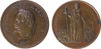 Napoleon Medaille Bronze Napoleon III (1852-1870) - auf seinen Besuch der Handelkammer in Lille, Büste nach links / Stadtgöttin mit Schwert neben -