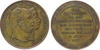 Wilhelm I. (1861-1888) Medaille Bronze Wilhelm I (1797-1888) und Augusta - auf die Goldene Hochzeit, Preussen, beider Büsten nach rechts / Mehrzeiler, v. Weigan -