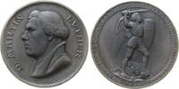 Reformation / Religion Medaille 1917 Zink Luther Martin (1483-1546) - auf die 400-Jahrfeier der Reformation, Büste nach links / Erzengel Michael ...
