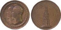 vor 1914 Medaille Bronze Friedrich Wilhelm III von Preussen und Alexander I von Russland, auf die Grundsteinlegung des Siegesdenkmals auf dem Kreu -
