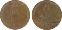 vor 1914 Medaille Bronze Völkerschlachtdenkmal - Leipzig, des deutschen Patriotenbundes zur 100 Jahrfeier des Völkerschlachtdenkmals, Denkmal / Ri -