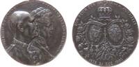 vor 1914 Medaille Silber Ernst August I. (1884-1913) - auf die Silberne Hochzeit mit Thyra, Prinzessin von Dänemark, Herzog von Cumberland, Brauns -