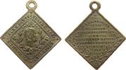 Wilhelm I. (1861-1888) tragbare Klippe Bronze Wilhelm I (1797-1888) - auf das 25jährige Regierungsjubiläum, Preussen, Büste nach rechts / Mehrzeiler, ca. 21 MM -