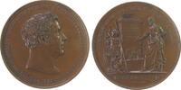 Medicina in nummis Medaille Bronze Wiebel - Johann Wilhelm (1767-1847) - königlich Preußischer Generalstabs- und Leibarzt in Berlin, Büste nach rechts / Äsk -