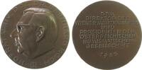 Personen Medaille Bronze Koch Bernhard Dr. - auf seine Pensionierung, Direktor des Wiener Münzkabinetts und Präsident der Numismatischen Gesellsch -