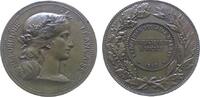 Frankreich Medaille Bronze Arras - auf die landwirtschaftliche Schulausstellung, Exposition Scolaire d'Arras, Büste der Marianne nach rechts / Schri -