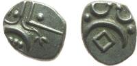 Indien IPS 1 Chuckram Ag Travancore, 1600-1847, ca. 0,35 Gramm -