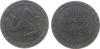 Man 1/2 Penny-Token Ku Georg III -