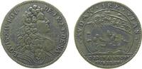 Jetons Jeton Messing Louis XIV. (1643-1715) - Ordinaire des Guerres, Büste nach rechts / Sonne und Tierkreiszeichen über Landschaft, ca. 25 M -