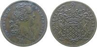 Jetons Jeton Bronze Louis XV. (1715-1774) - auf Artois, Etats de l'Artois, Büste nach rechts / Wappen, Signatur: JCR, ca. 31,5 MM -