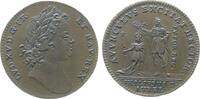 Jetons Jeton Bronze Louis XV. (1715-1774) - auf Orleans, le régent Philippe dOrléans, Büste nach rechts / Philipp krönt den jungen König, ca -