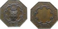 Jetons Jeton Bronze Napoleon III. (1852-1871) - auf die Beratung des Stadtrates von St. Omer, Wappen / Umschrift und leeres Gravurfeld, v. De -