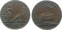 Jetons Jeton Bronze Metz - auf die Taufe des Casimir Metz de Caumartin, Lothringen, der Heilige Geist über Taufbecken / der Täufling liegt zw -