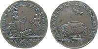 Jetons Jeton Bronze Metz - auf die Taufe des Casimir Metz de Caumartin, Lothringen, der Heilige Geist über Taufbecken / der Täufling liegt zw -