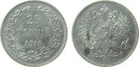 Finnland 25 Pennia Ag Nikolaus II. von Russland 1894-1917 -