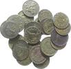 Spielgeld Spielmarke Lot Messing Germania, Schwan, Schwein etc., ca. 16 bis 19 MM, 26 Stück -