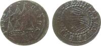 Rechenpfennig Rechenpfennig o.J. Messing Gerner I.C. - Plus Ultra, Nürnberg, Dreimaster / Sonne scheint auf 5 Sterne, ca. 18 MM ss