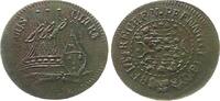 Rechenpfennig Rechenpfennig o.J. Messing Jakob J. - Plus Ultra, Nürnberg, Sternenhimmel / Schiff, ca. 20,5 MM, etwas korrodiert ss